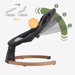 Electronic rocking chair Astrid 35 Graphite