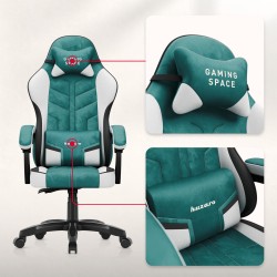 Velour gaming chair Force 2.7 Green