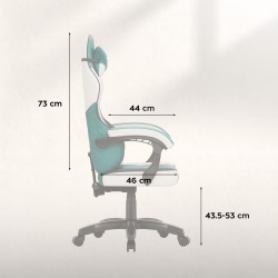 Fotel gamingowy welurowy Force 2.7 Green