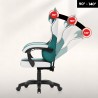 Velour gaming chair Force 2.7 Green