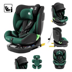 Fotelik samochodowy obrotowy Loom 35 Black Green