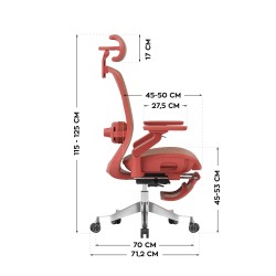 Leadpro swivel chair 8.7 Red