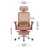 Leadpro swivel chair 8.7 Red