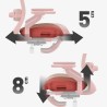 Fotel obrotowy Leadpro 8.7 Red