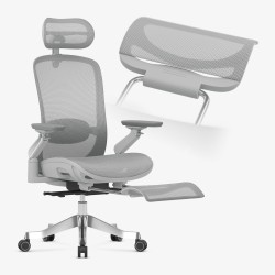 Leadpro 8.7 Grey swivel chair