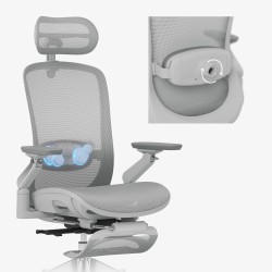 Leadpro 8.7 Grey swivel chair