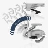 Leadpro 8.7 Grey swivel chair