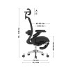 Fotel obrotowy Leadpro 8.7 Black