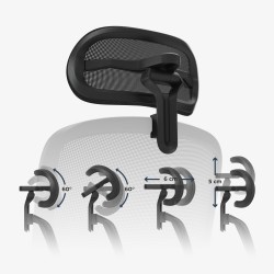 Leadpro 8.7 Black swivel chair