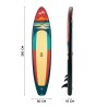 SUP swim board Zander 350 Orange