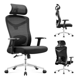 Ergonomiczny fotel biurowy Manager 2.6 Black