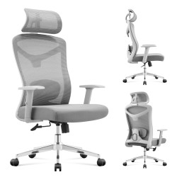 Ergonomiczny fotel biurowy Manager 2.6 Grey