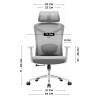 Ergonomic office chair Manager 2.6 Grey
