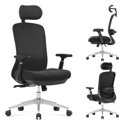 Fotel biurowy z masażem Leadpro 6.0 Black