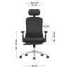 Fotel biurowy z masażem Leadpro 6.0 Black