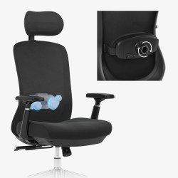 Fotel biurowy z masażem Leadpro 6.0 Black