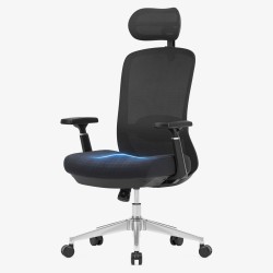Fotel biurowy z masażem Leadpro 6.0 Black