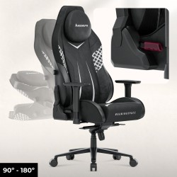Fotel gamingowy zamszowy Force 8.3 Carbon Black