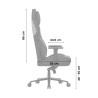 Fotel gamingowy zamszowy Force 8.3 Carbon Black