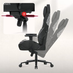 Fotel gamingowy zamszowy Force 8.3 Carbon Black