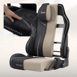 Fotel gamingowy zamszowy Force 8.3 Carbon Black