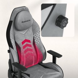 Fotel gamingowy zamszowy Force 8.3 Grey