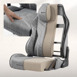 Suede gaming chair Force 8.3 Grey