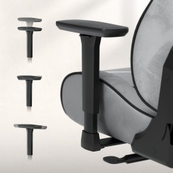 Fotel gamingowy zamszowy Force 8.3 Grey