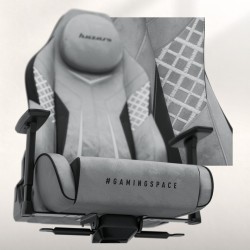 Fotel gamingowy zamszowy Force 8.3 Grey