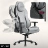 Fotel gamingowy zamszowy Force 8.3 Grey