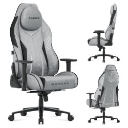 Fotel gamingowy zamszowy Force 8.3 Grey