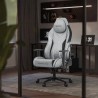 Fotel gamingowy zamszowy Force 8.3 Grey
