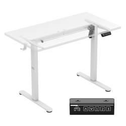 Electric desk rack Xeno 1.7 White