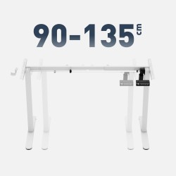 Electric desk rack Xeno 1.7 White
