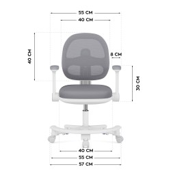 Children's chair Junior 3.6 Grey