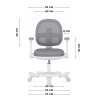 Fotel dziecięcy Junior 3.6 Grey