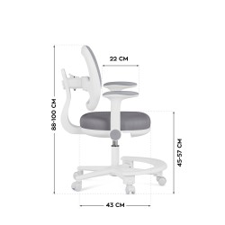 Fotel obrotowy Junior 3.6 Grey