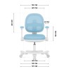 Children's chair Junior 3.6 Blue