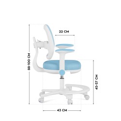 Fotel obrotowy Junior 3.6 Blue