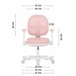Fotel obrotowy  Junior 3.6 Pink