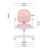 Fotel dziecięcy Junior 3.6 Pink
