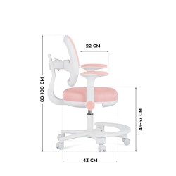 Fotel obrotowy  Junior 3.6 Pink