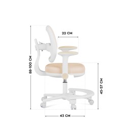 Fotel obrotowy  Junior 3.6 Beige