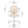Fotel obrotowy  Junior 3.6 Beige