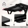 Hero 2.4 RGB Black gaming desk