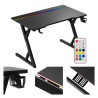Hero 2.4 RGB Black gaming desk