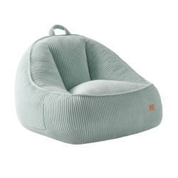 Pufa sztruksowa z oparciem...