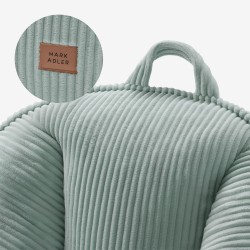 Corduroy backrest pouffe chair Comfy 4.0 Sage