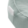 Corduroy pouffe with backrest Comfy 4.0 Sage
