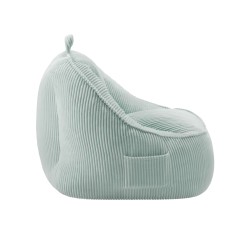 Pufa sztruksowa z oparciem Comfy 4.0 Sage